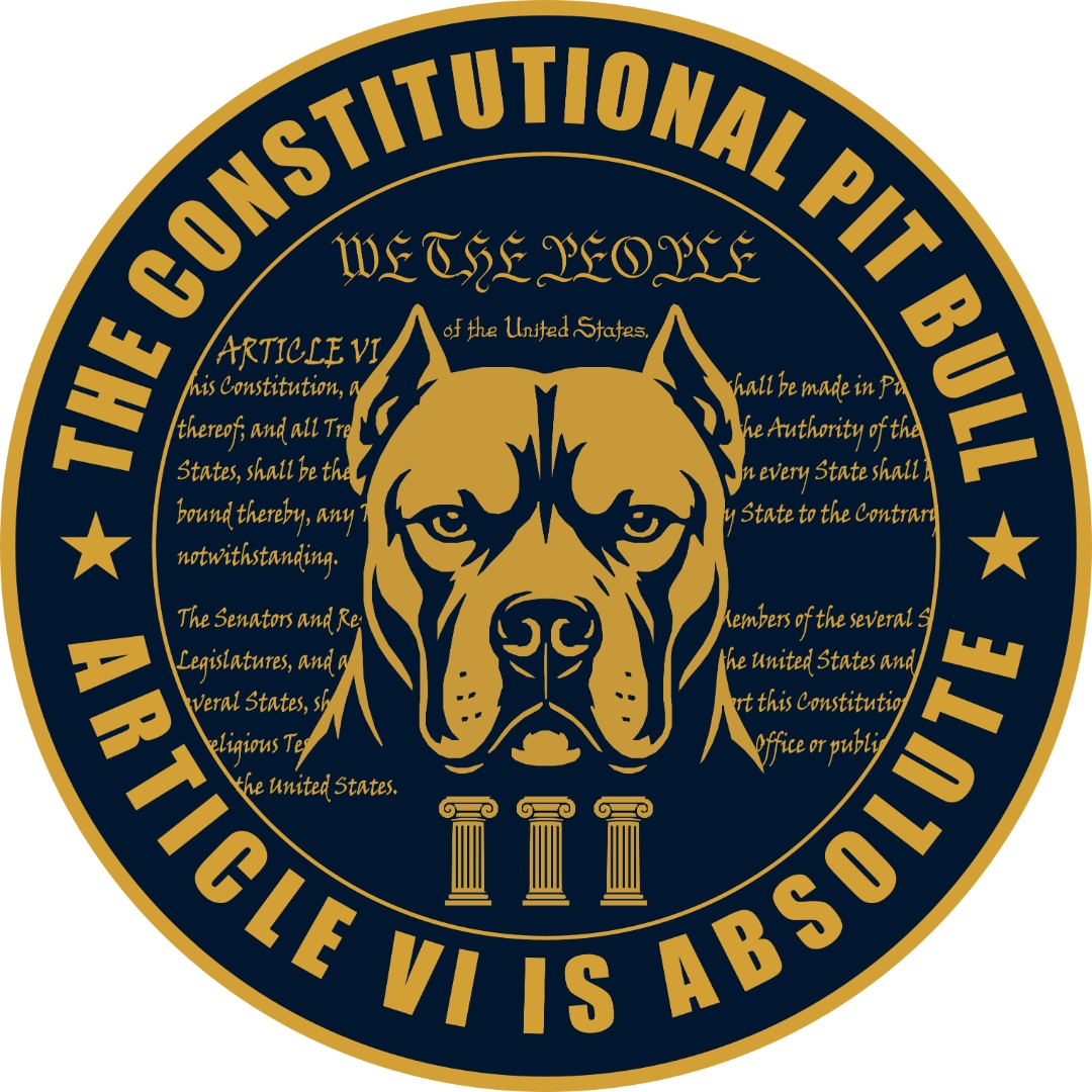 The Constitutional Pit Bull seal